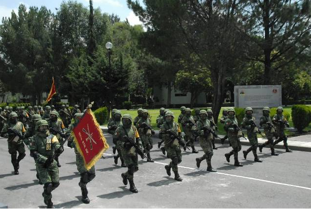 El Ejército Mexicano prepara el desfile por el aniversario de la Independencia