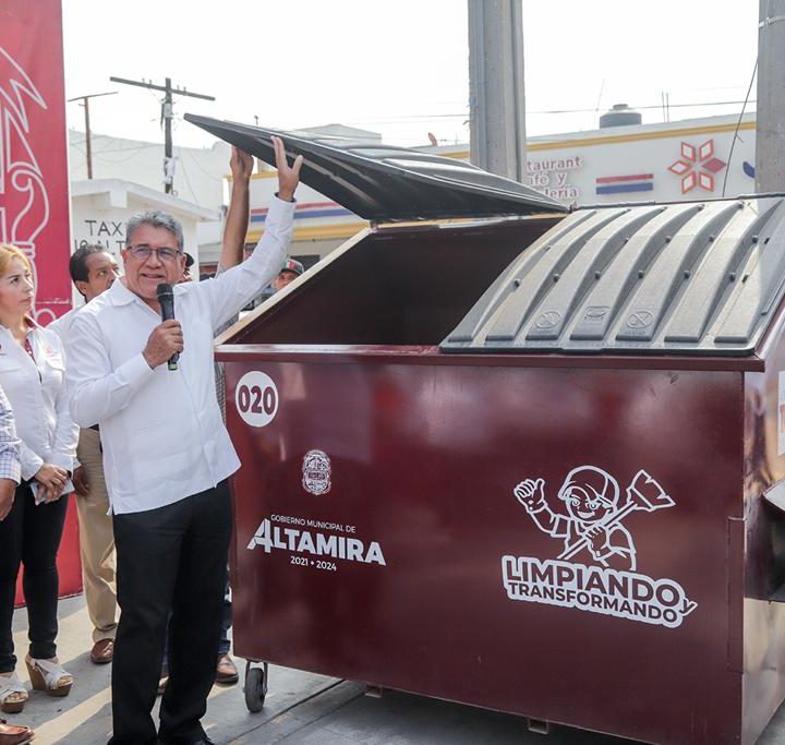 Altamira contará con 500 contenedores de basura modernos