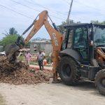 Arregla COMAPA Altamira hundimientos de calles