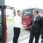 Supervisa gobernador unidades del nuevo sistema de transporte público de Tamaulipas