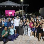 Reconoce Erasmo González Robledo labor del magisterio con magno festejo en el Parque Bicentenario