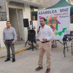 Realiza MNE Asamblea informativa en Colonia insurgentes; respaldan a Claudia Sheinbaum ante presiones del Gobierno de Estados Unidos y llaman a cerrar filas