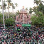 Mónica Villarreal reúne a más de 2 mil personas en el municipio de Tampico para celebrar el triunfo de México 2-0 sobre Ecuador