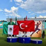 Ganan tamaulipecos oro y plata en Mundial de Atletismo para atletas con síndrome de Down