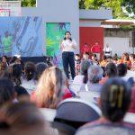 Mónica Villarreal destaca acciones y resultados en encuentro con vecinos de la colonia Carmen Romano”