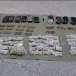 Aseguran explosivos, armas y droga en la «frontera chica»