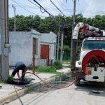 COMAPA Altamira realiza mantenimiento de descargas sanitarias