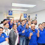 Respaldan trabajadores del ISSSTE la candidatura de Abraham Vargas