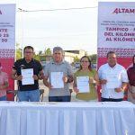 Impulsa Armando Martínez transformación urbana con cesión de tramo carretero