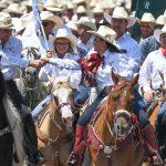 Senadora Olga Sosa participa en la Cabalgata de la unidad en Tamaulipas; manifiesta respaldo al gobernador Américo Villarreal