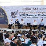 Inaugura Claudia Sheinbaum Hospital General de Ciudad Madero; brindará atención médica para 538 mil personas