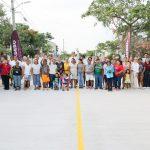 Erasmo González entrega pavimentación y mejora vialidad en colonia Adriana González