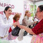 Encabeza Mónica Villarreal Jornada de Bienestar con atención directa a vecinos de L a colonia Obrera
