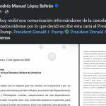 López Beltrán exige a Trump explicar la cancelación de su visa