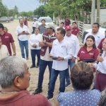 Atiende gerente de COMAPA Altamira peticiones de vecinos de la Nuevo Tampico
