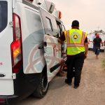 Motociclista sale disparada tras chocar contra camioneta en la Mante-Victoria