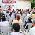 Lucero Deosdady lleva a territorio el mensaje de defensa de la soberanía nacional