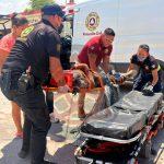 Motociclista resulta lesionado tras chocar contra camioneta en El Mante