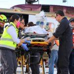Trasladan a paciente de Matamoros en ambulancia aérea al Hospital Regional de Alta Especialidad