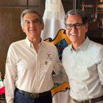 Américo Villarreal y Erasmo González coordinan proyectos para impulsar desarrollo de Ciudad Madero