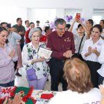 Américo y María de Villarreal acercan servicios de salud a las familias a través de Lazos del Bienestar