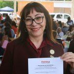 La Maestra Blanca Anzaldua Najera dio a conocer su registro por la coordinación municipal de Victoria por Morena