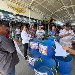 Entrega COMAPA Altamira más contenedores para residuos pesqueros